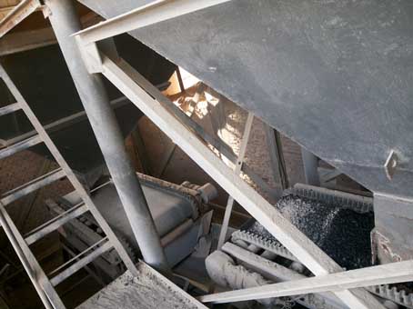 定量給料皮帶秤現(xiàn)場